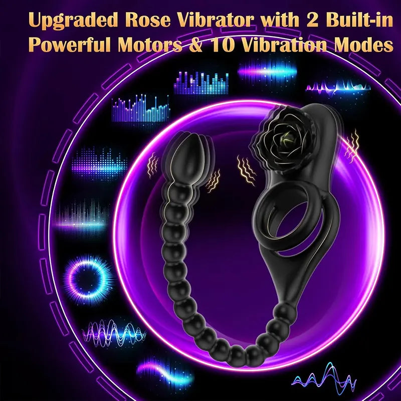 BlissBloom Multi-Stimulation Couples Vibrator Set