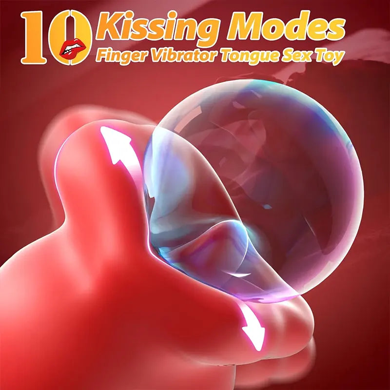 Kissing Bliss Lip-Shaped Clitoral Vibrator