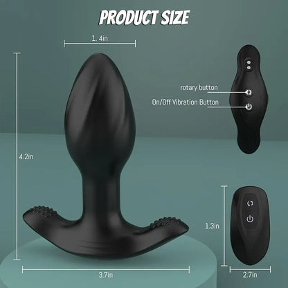 SpinVibe 10-Mode Vibrating &amp; Rotating Anal Plug