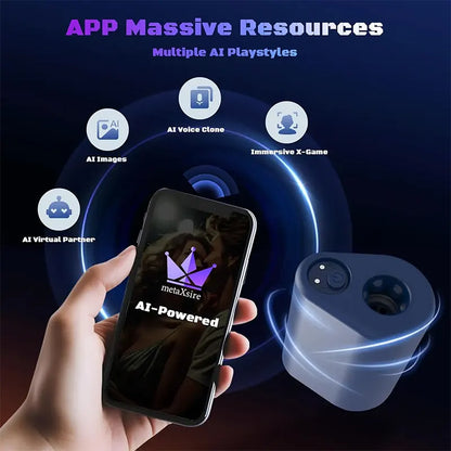 AetherTouch AI-Controlled Interactive Male Masturbator