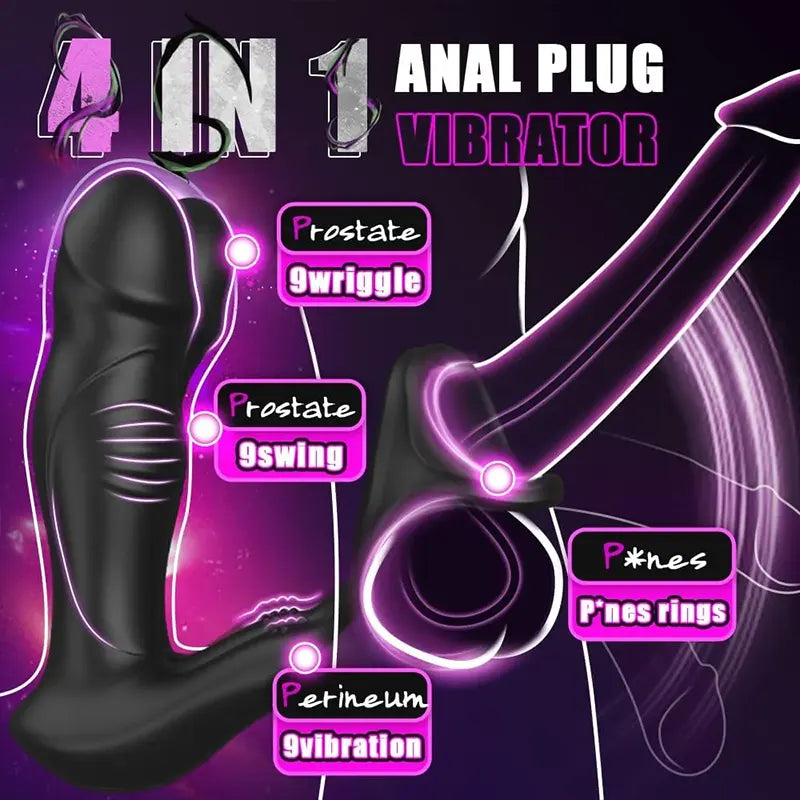 PulseMaster Prostate Massager with Oscillating Thrust &amp; Vibration