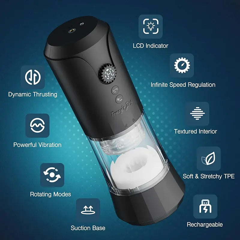 MaxPulse Automatic Male Stroker with Infinite Speed Control