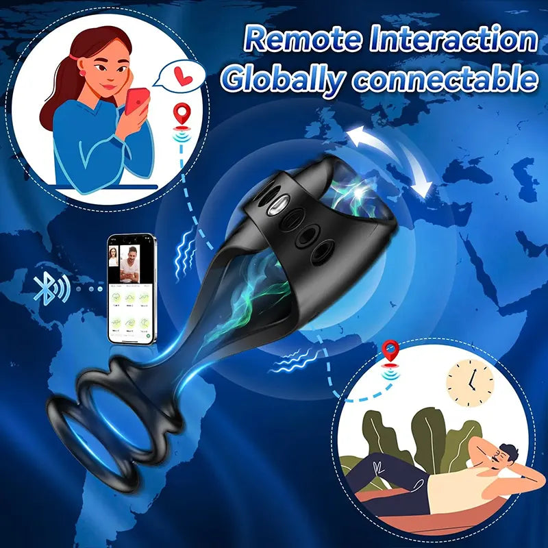 Smart Adjustable Penis Vibrator