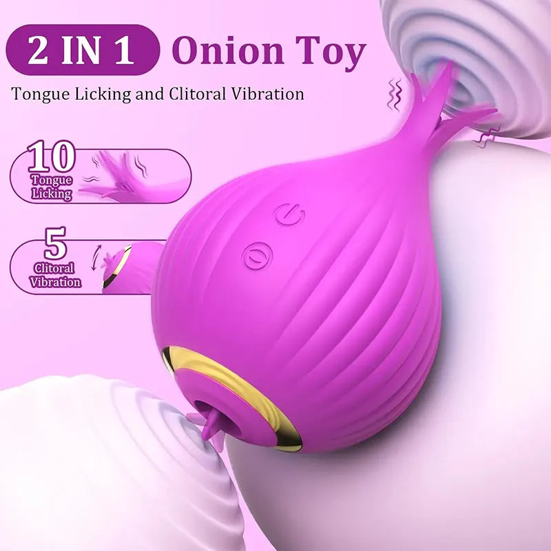 Onion Sucking Stimulation Vibrator