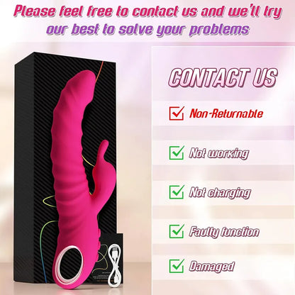 LuxeThrust 3-in-1 Rabbit Vibrator