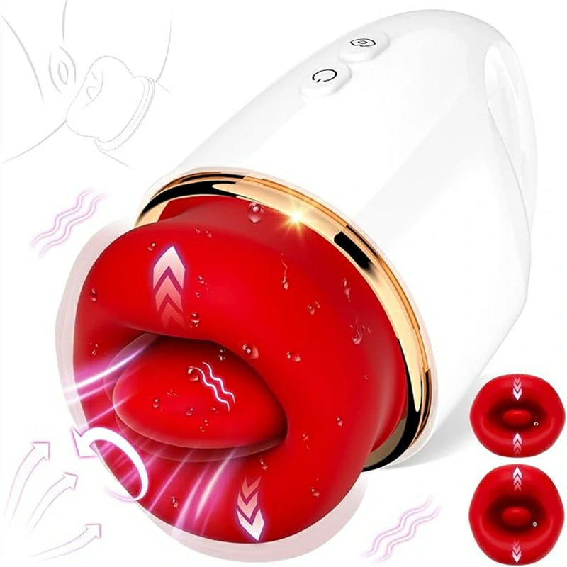 Red Lips Vibrating Oral Simulator