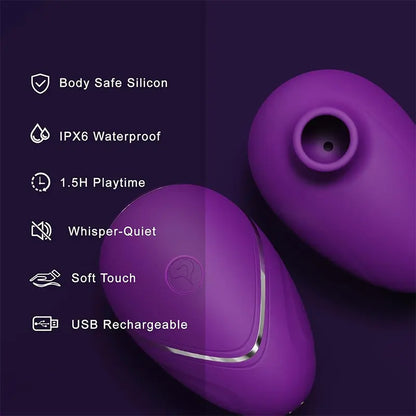 BlissSuction Mini Clitoral Vibrator