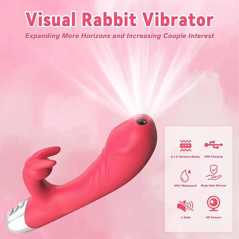 G-Spot Rabbit Vibrator with Camera