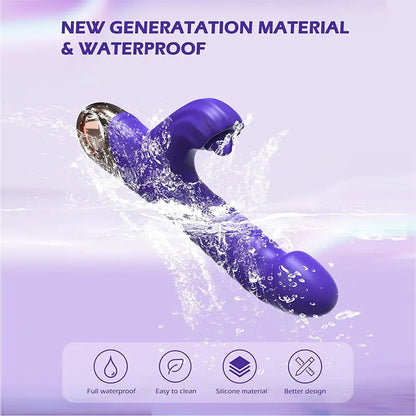 Dual Flapping &amp; Vibrating Stimulation Toy