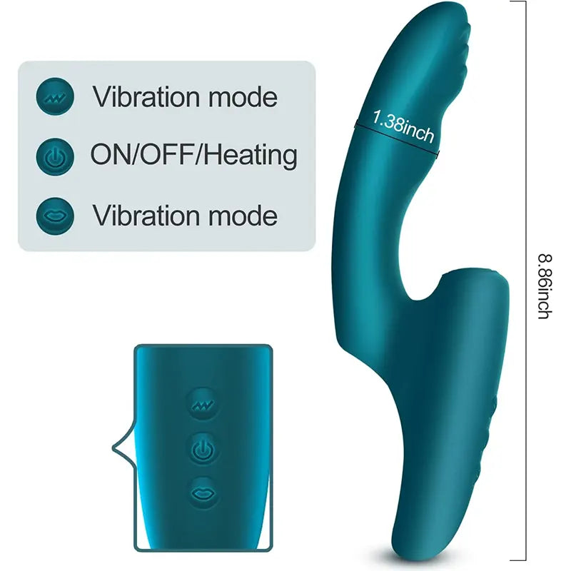 Dual Action Heated G-Spot Vibrator