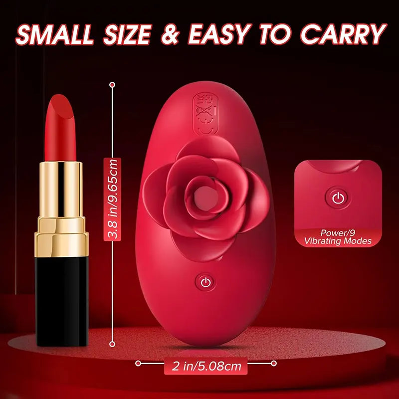 Rose Finger 9-Mode Clitoral Vibrator