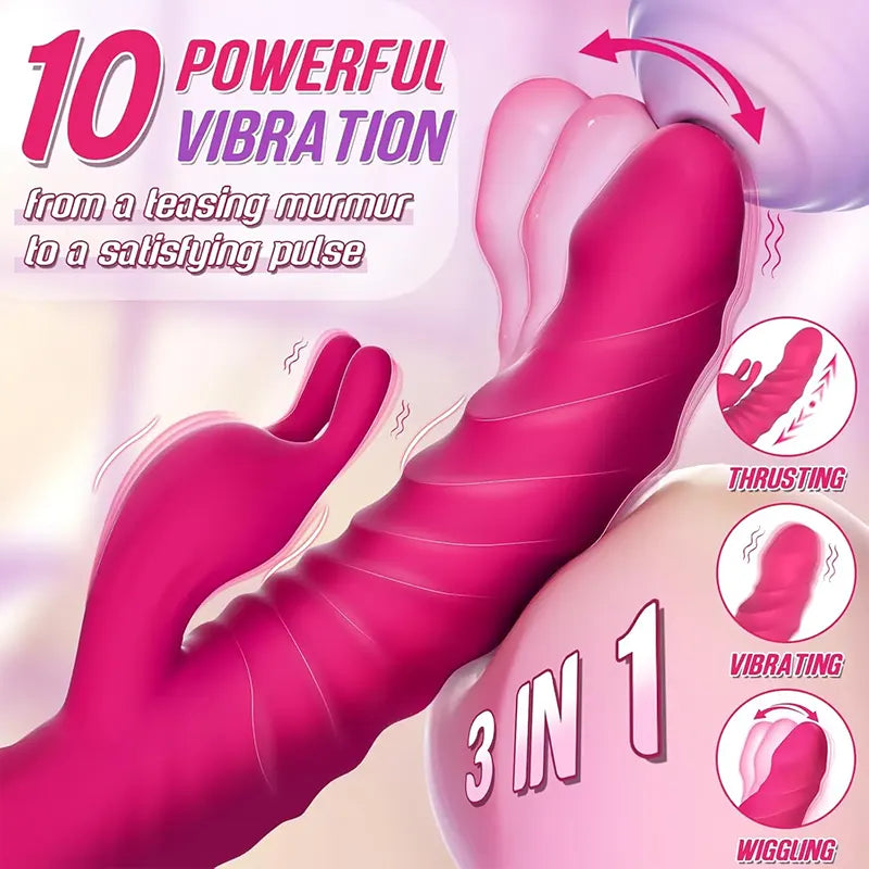 LuxeThrust 3-in-1 Rabbit Vibrator