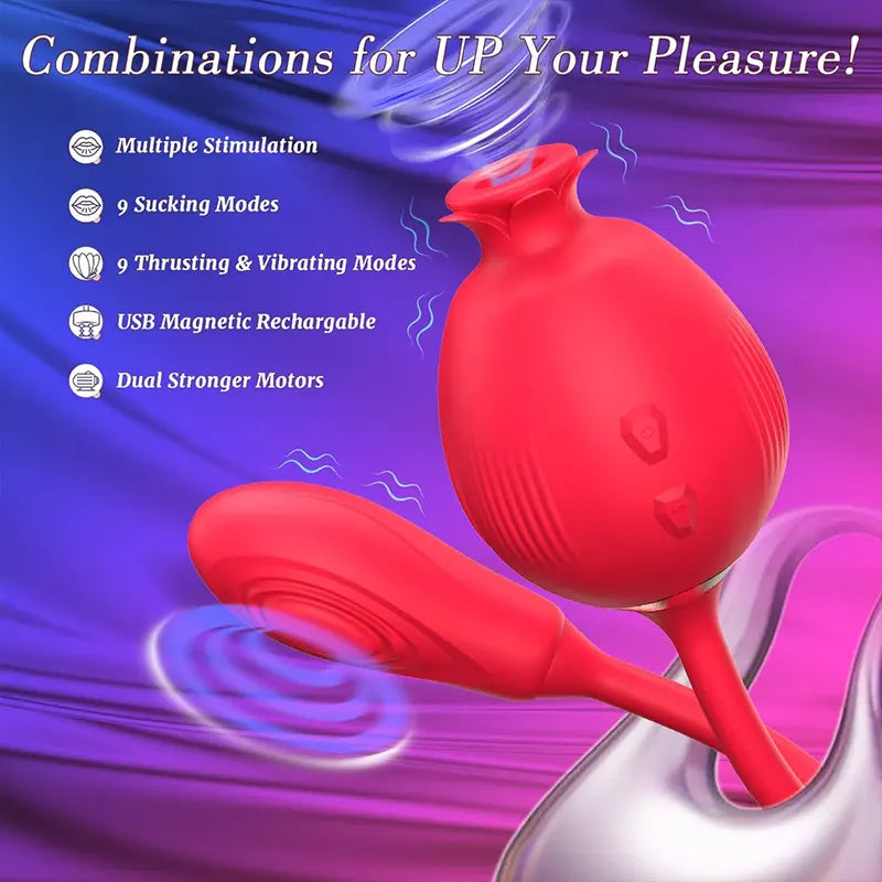 3-in-1 Pomegranate Stimulation Toy