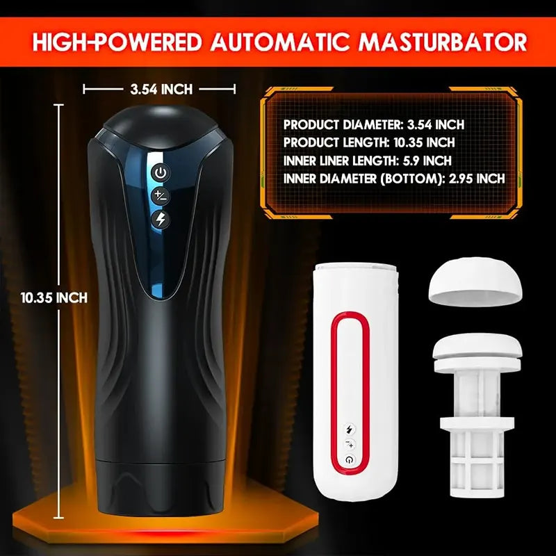 360° Rotating Telescopic Pleasure Masturbator