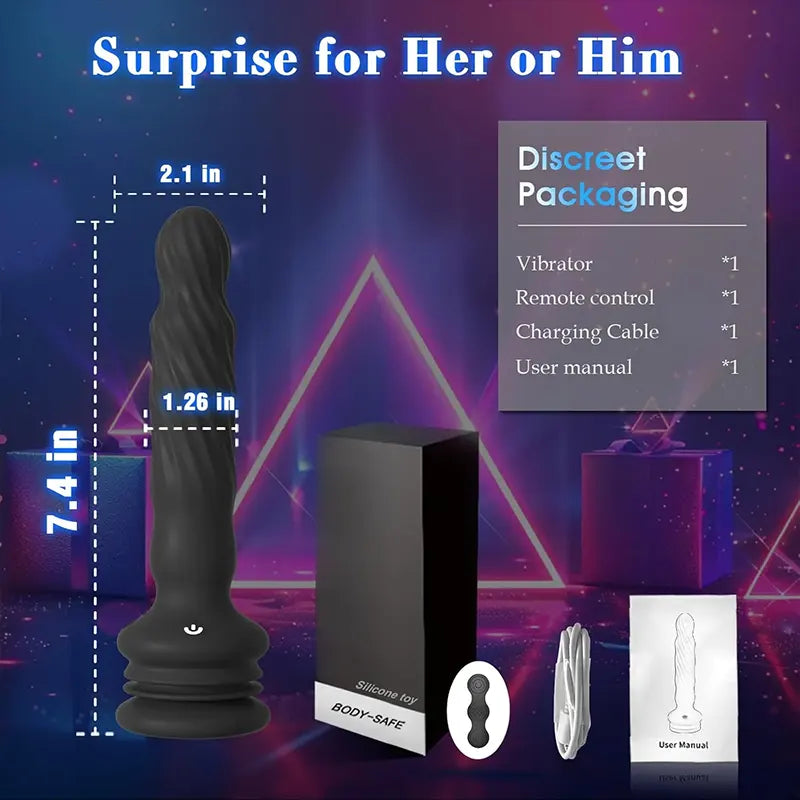 Triple Action Anal Pleasure Toy