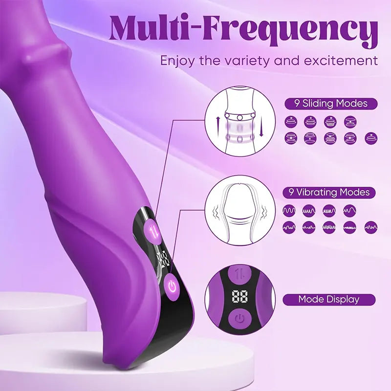 Tri-Action G-Spot Thruster Dildo