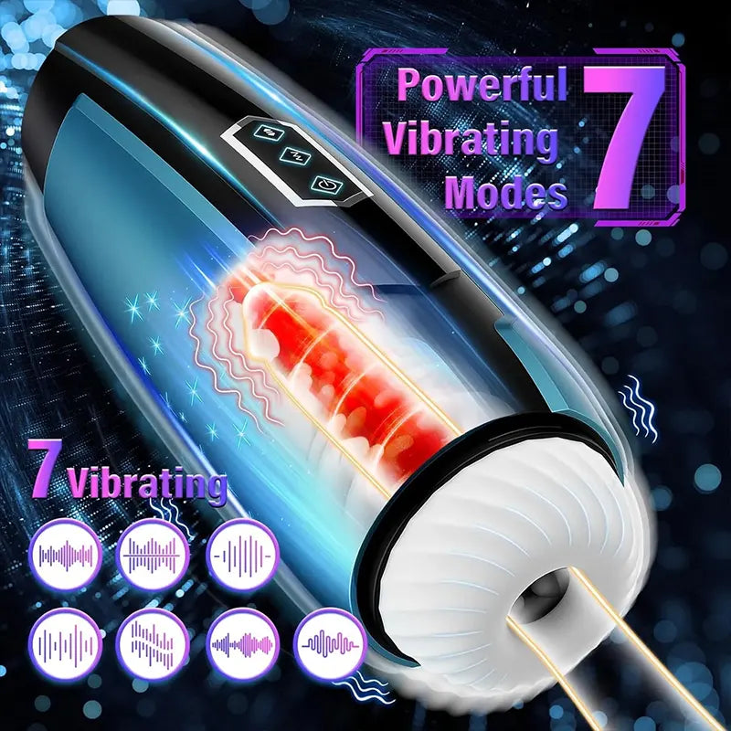 Automatic Thrusting &amp; Vibrating Masturbator