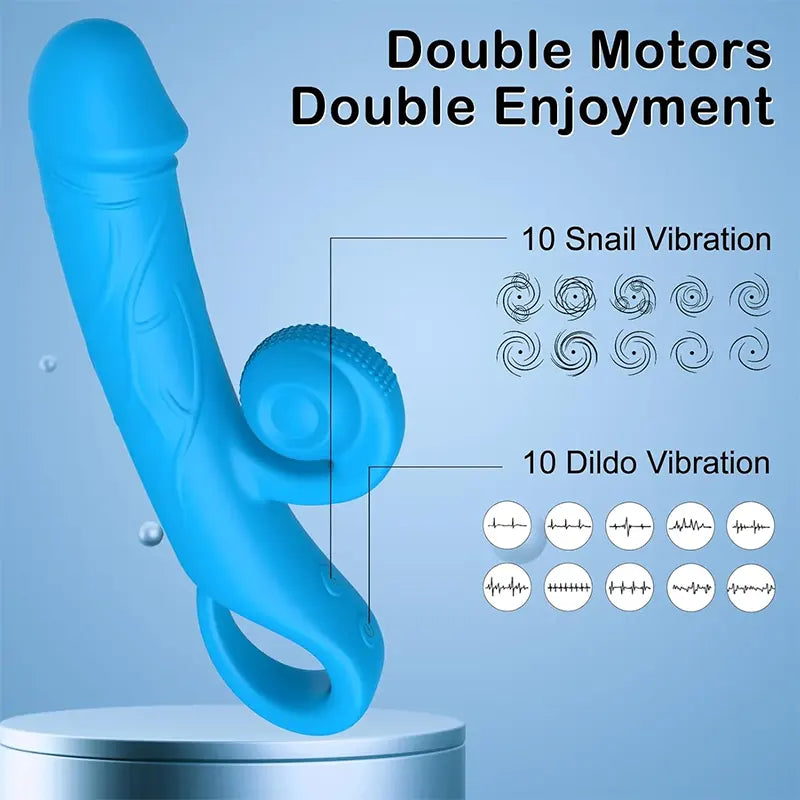 Snail Bliss 10-Function Clitoral &amp; G-Spot Vibrator