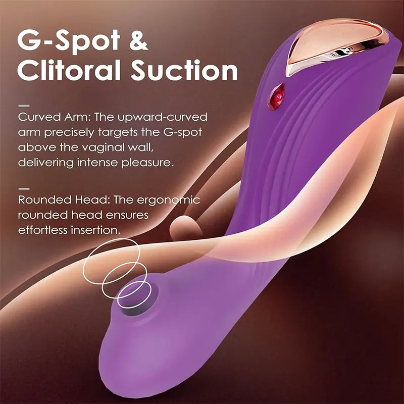 EcstasySuction 9-Mode G-Spot &amp; Clitoral Stimulator