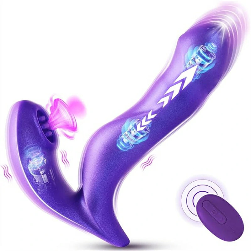 2-in-1 Wearable Thrusting Vibrator