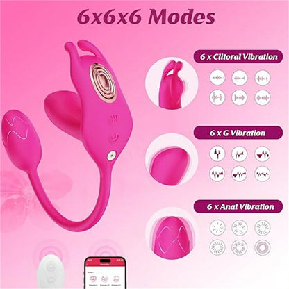 Rabbit Ear Wearable Vibrator with Remote Control