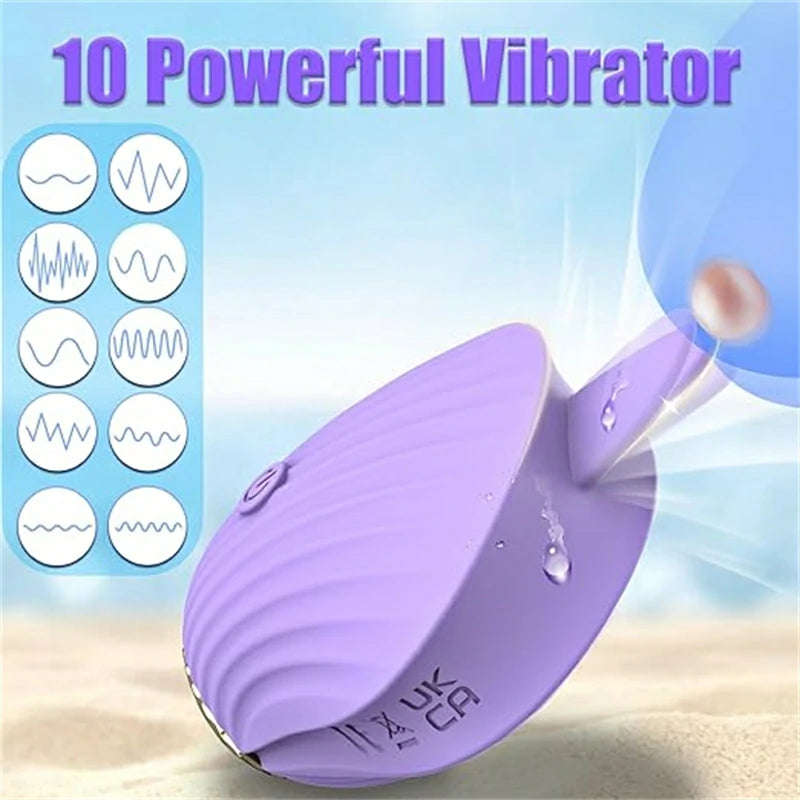 Scalloped Tongue Clitoral Vibrator