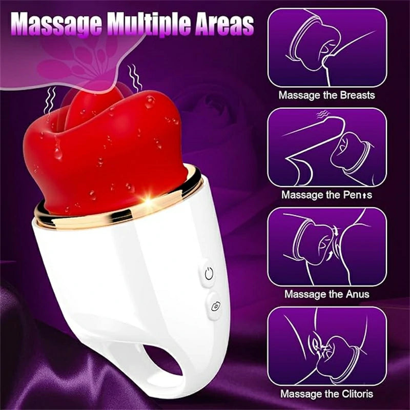 Red Lips Vibrating Oral Simulator