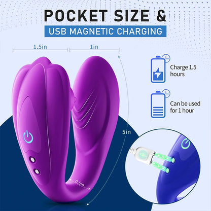 Wearable Remote Control Licking Vibrator