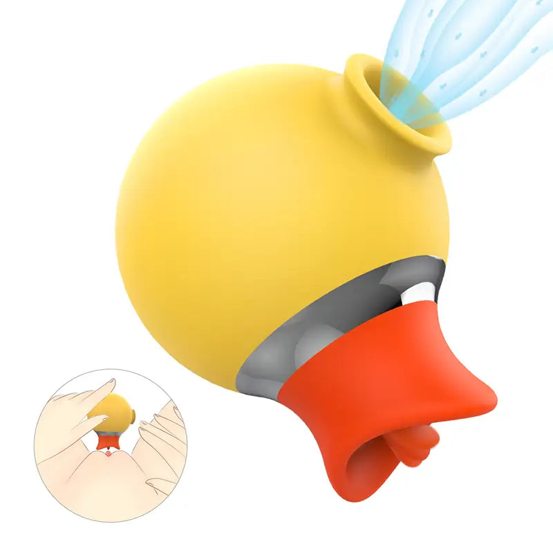 Little_Yellow_Duck_Sucking_Licking_Vibrator