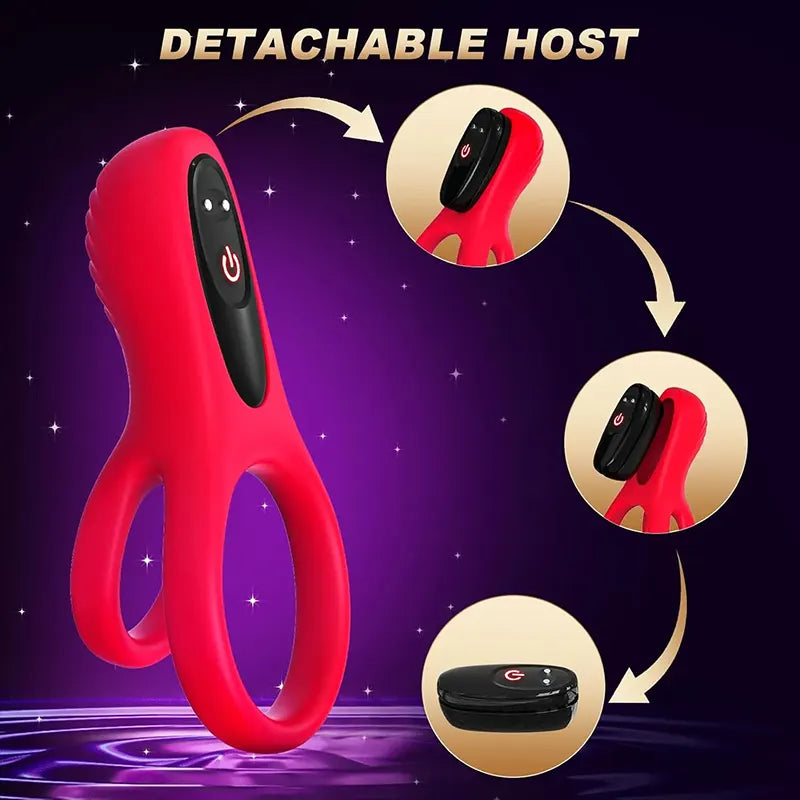 Power Pulse Dual Vibrating Cock Ring