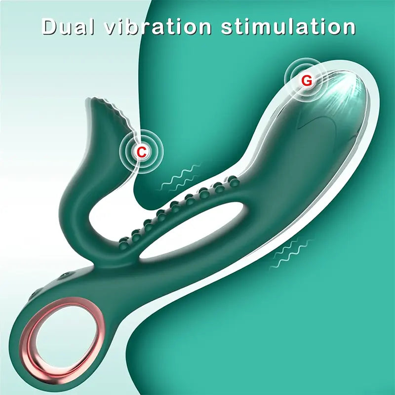 PureJoy Dual-Action G-Spot &amp; Clitoral Rabbit Vibrator