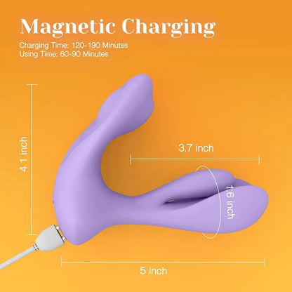 SensualTwirl Duo Rotating Vibrator for Dual Stimulation