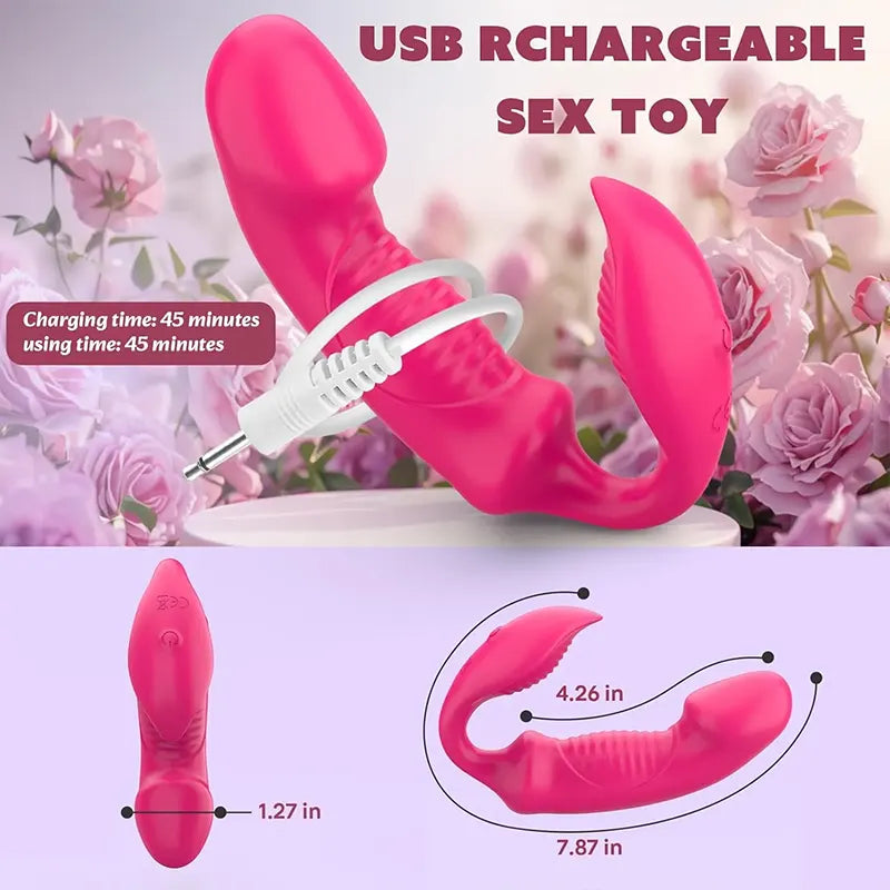 Double Stimulation Wearable Panty Vibrator