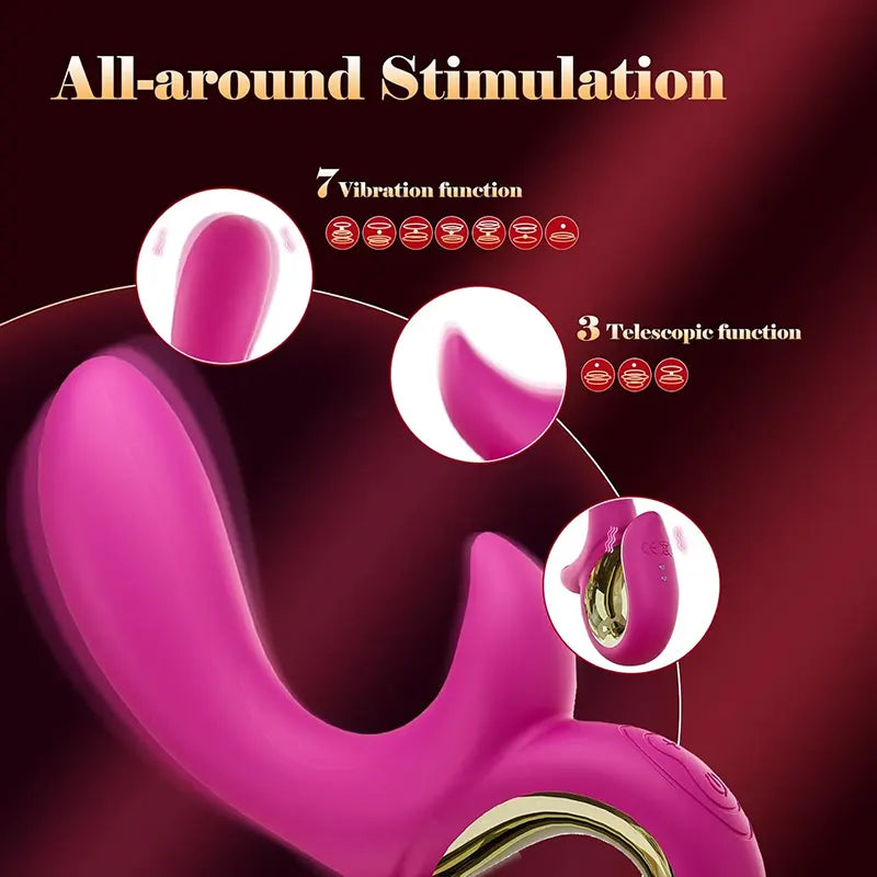 Dual-Motion G-Spot Stimulator with Thrusting &amp; Vibration