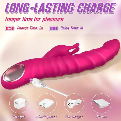 LuxeThrust 3-in-1 Rabbit Vibrator