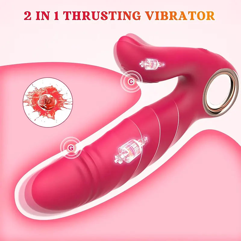 Dual Action Thrusting &amp; Vibrating Rabbit