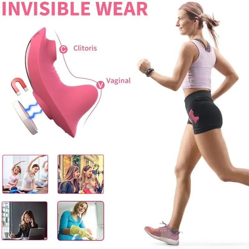 Wearable Remote-Controlled Clitoral Vibrator