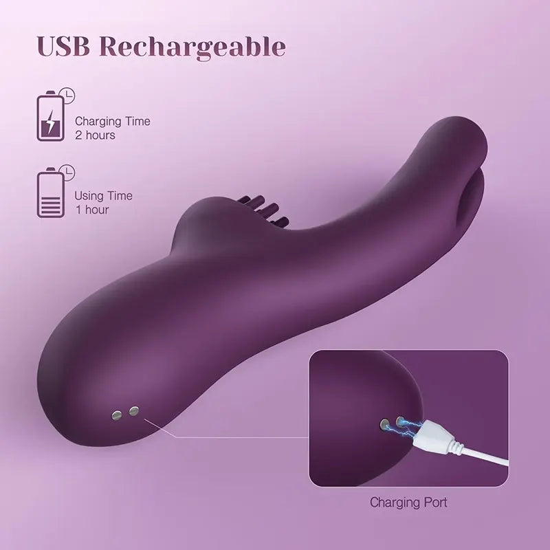 LuxePleasure Clitoral Stimulator with Pleasure Curl Technology