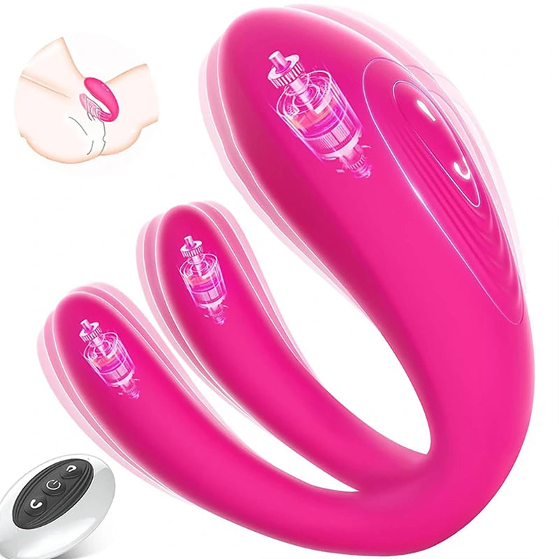 Wearable Strong Shock Smart Remote Control Masturbator