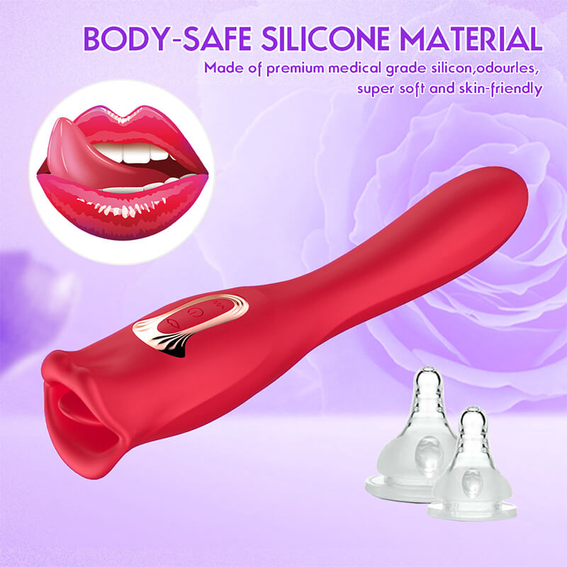 Rose Clitoral Licking Vibrator