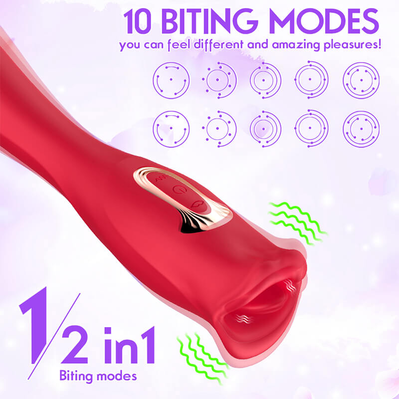 Rose Clitoral Licking Vibrator