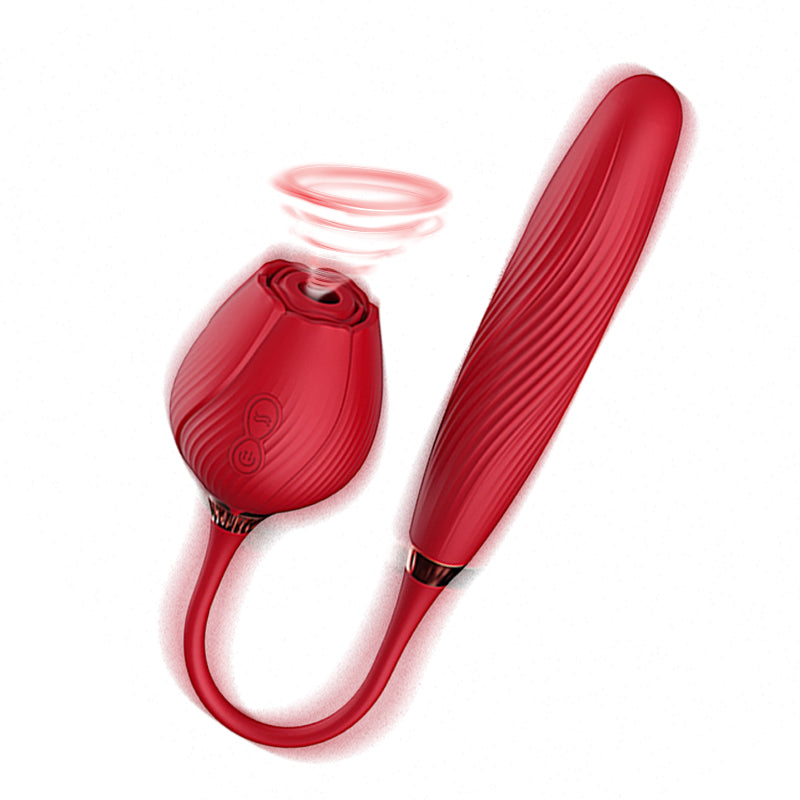 rose toy clit sucker vibrator red