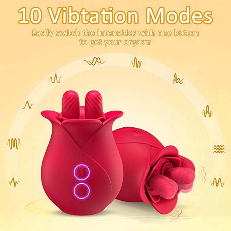 rose toy clit sucker vibrator red