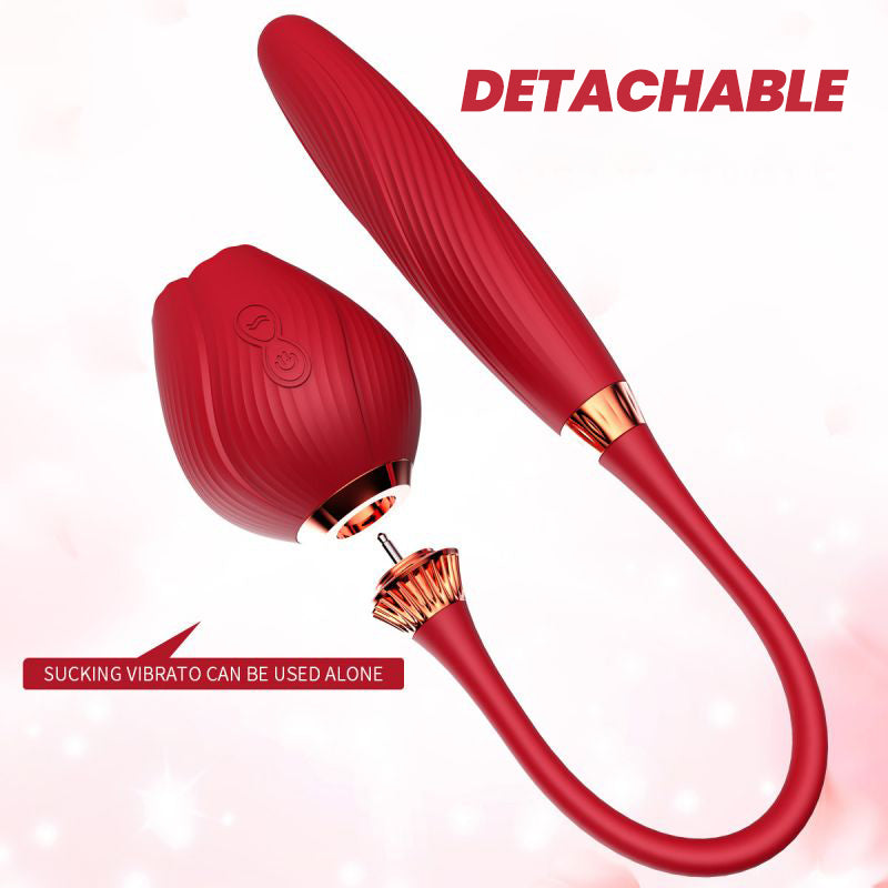 rose toy clit sucker vibrator red