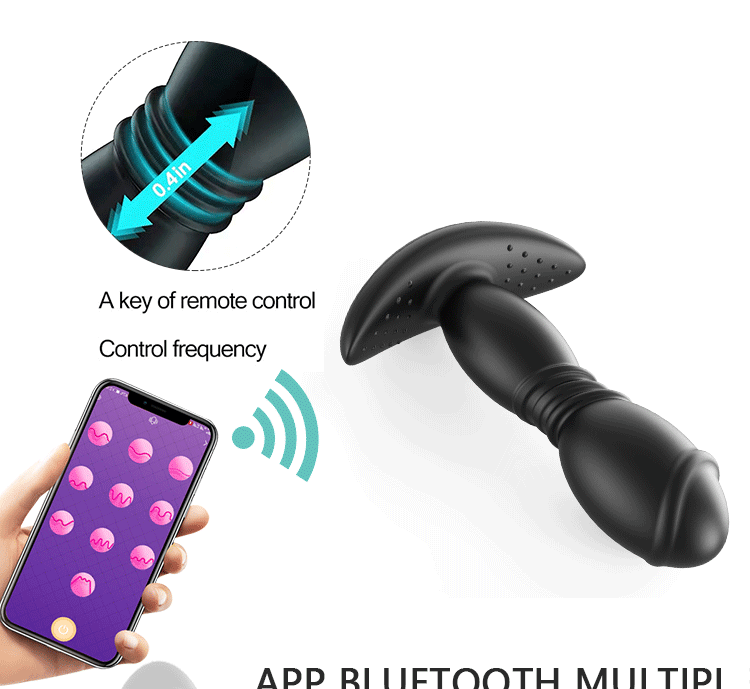 Massager Retractable Anal Plug ootyemo-d914.myshopify.com