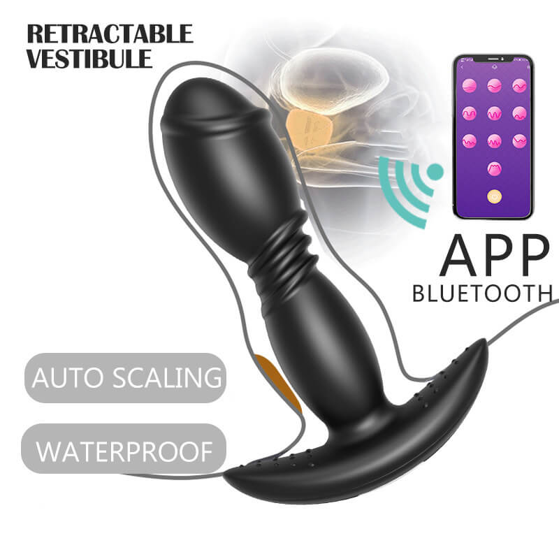 Massager Retractable Anal Plug ootyemo-d914.myshopify.com