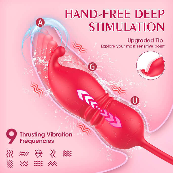 G-Spot Massager Rose Sex Toy ootyemo-d914.myshopify.com