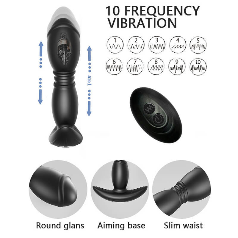 Massager Retractable Anal Plug ootyemo-d914.myshopify.com