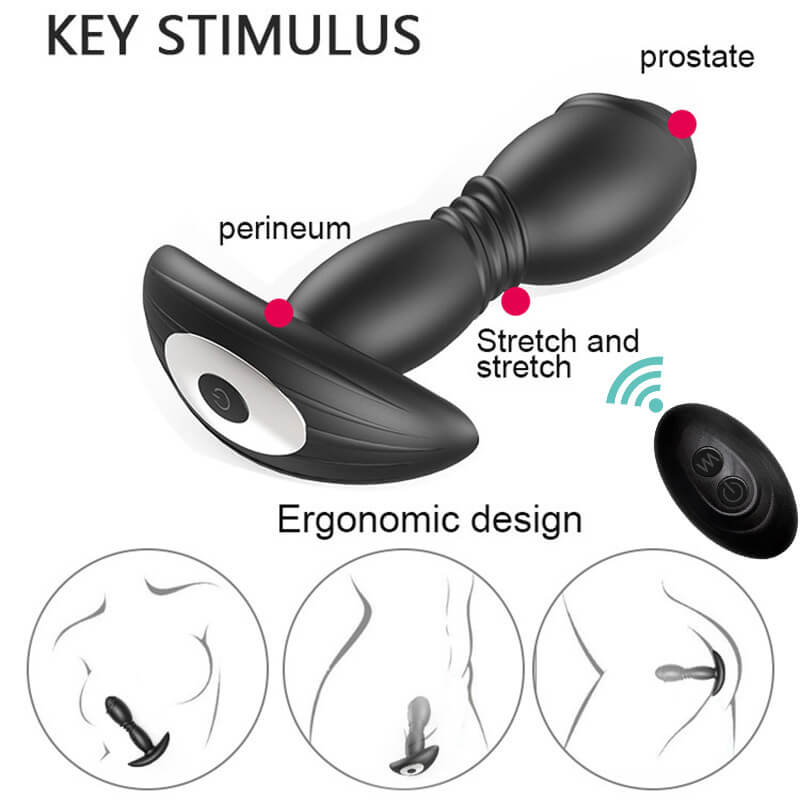 Massager Retractable Anal Plug ootyemo-d914.myshopify.com