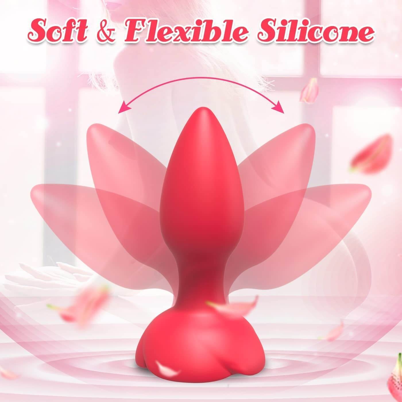 Male Vibrating Butt Plug Rose ootyemo-d914.myshopify.com